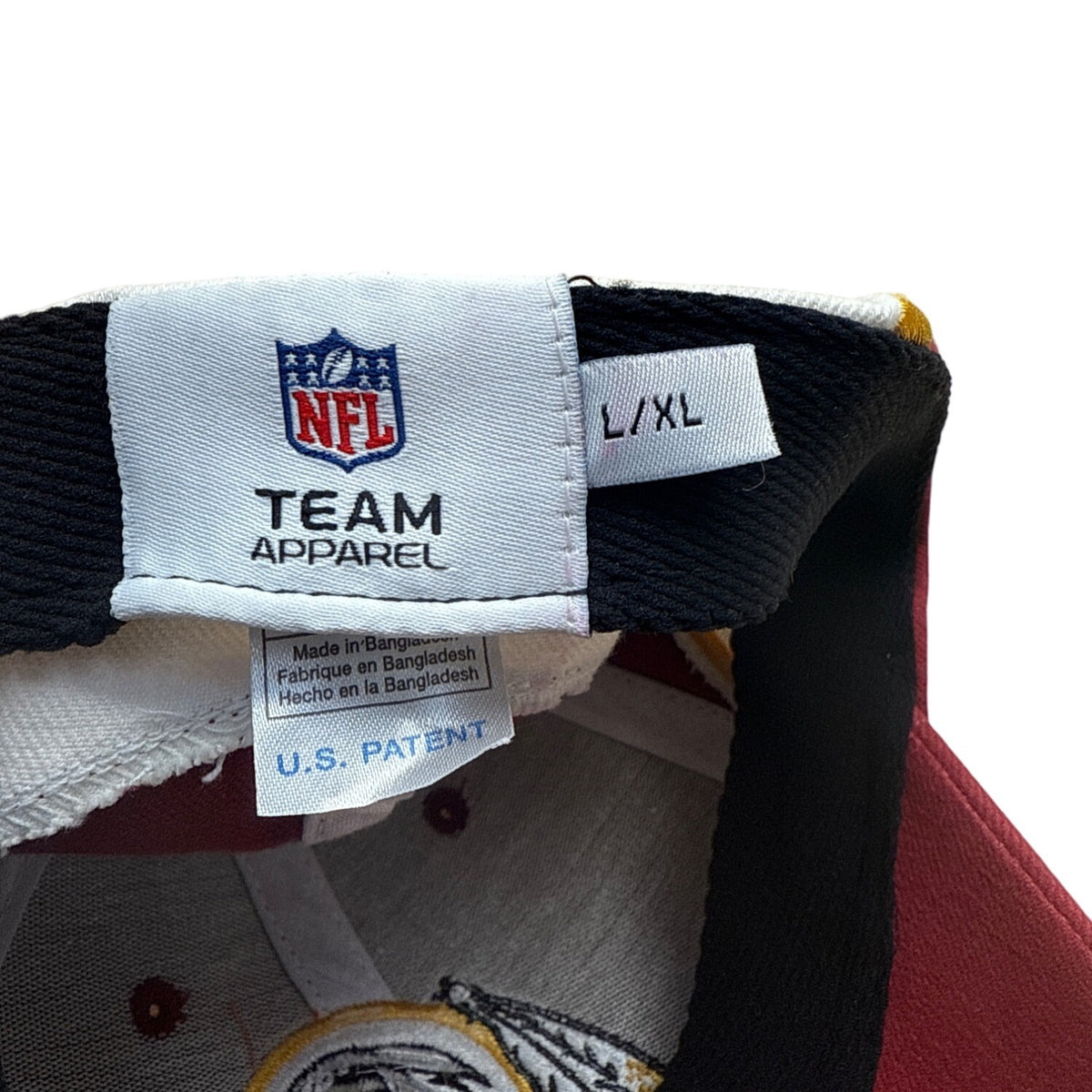 NFL Burgundy & White Redskins Logo cap Size L/XL