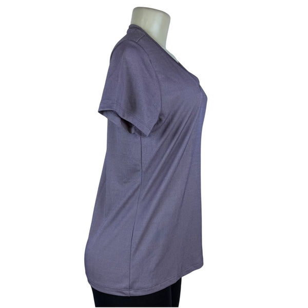 Under Armour Women’s Purple Short Sleeve V-Neck T-Shirt Size M - New