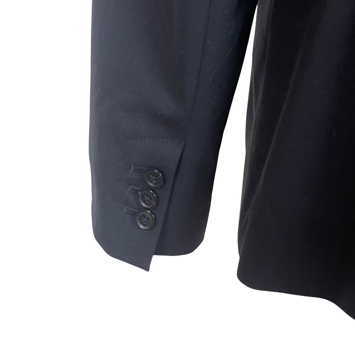 Banana Republic Women Navy Long & Lean Wool-Blend Blazer Classic Look Size 10