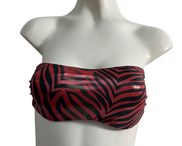 Aniyebyini Zebra Print Two-Piece Bikini Set Womens Swimwear Szize XS- NEW