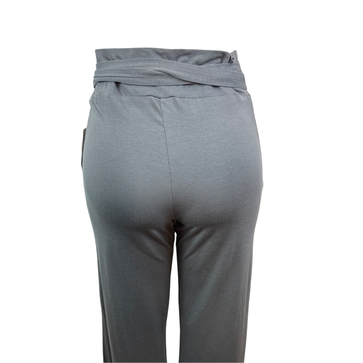 Omala For Boston Proper Women's Gray Wide Leg Pants With Tie Waist Size M - New
