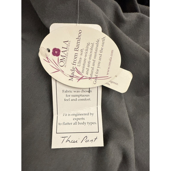 Omala For Boston Proper Women's Gray Wide Leg Pants With Tie Waist Size M - New