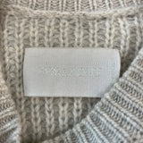Zadig & Voltaire Off White Cashmere Long Sleeve Mark Deluxe C Sweater Sz XS
