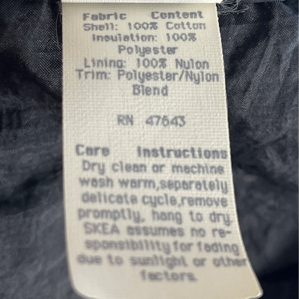 Skea Black Velvet Women’s Hooded Jacket Gold Accent Full-Zip Elastic Cuffs Sz 8