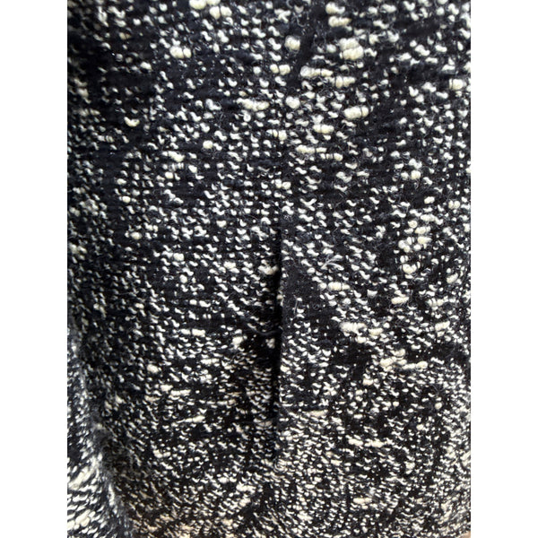 Ann Freedberg Women's Black & White Textured Blazer With Pockets