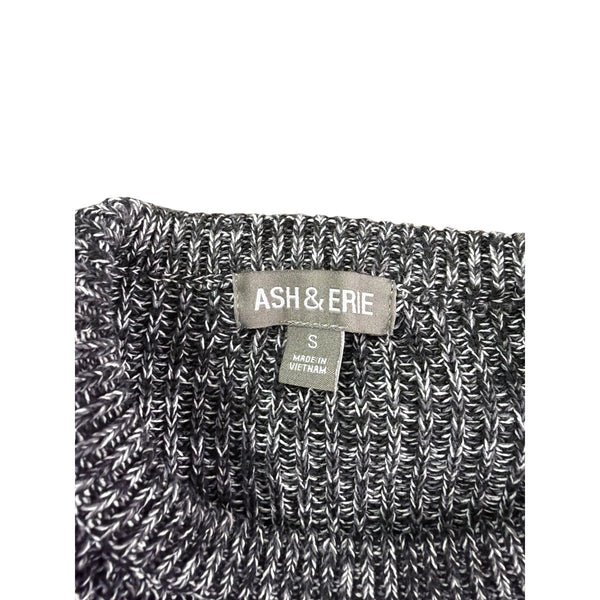 Ash & Erie Mens Black/White Cotton Blend Knit Sweater Size Small Casual Pullover Ash & Erie Mens Black/White Cotton Blend Knit Sweater Size Small Casual Pullover