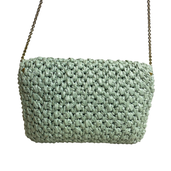 Rodo Women's Jade Wooven Shoulder Bag Sz S