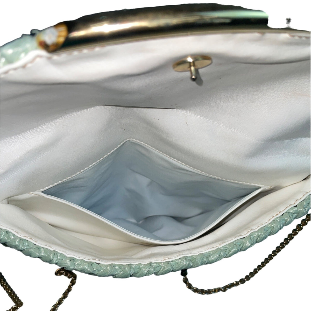 Rodo Women's Jade Wooven Shoulder Bag Sz S