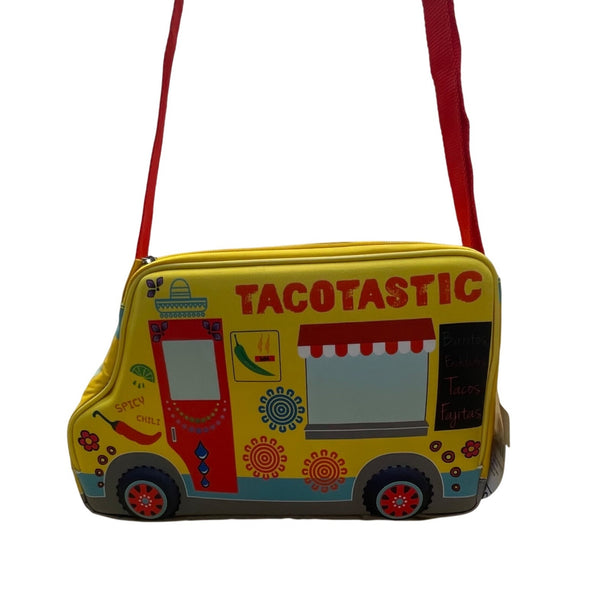 Bigmouth Inc Women’s Yellow Adjustable Strap Insulated Tacotastic Lunch Tote