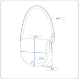 Vintage La Bagagerie Women's Black Leather Crossbody Bag