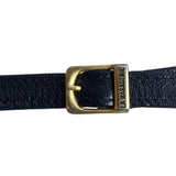 Vintage La Bagagerie Women's Black Leather Crossbody Bag