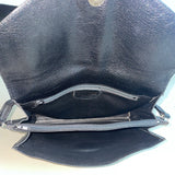 Vintage La Bagagerie Women's Black Leather Crossbody Bag