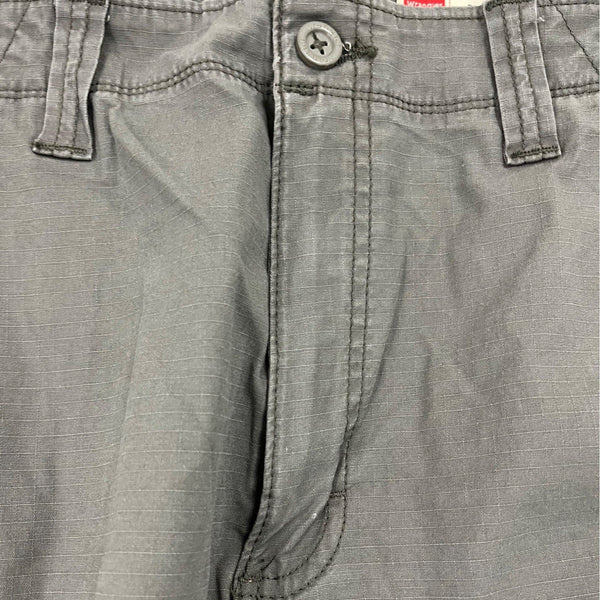 Wrangler Mens Relaxed Fit Flex Cargo Pants Green Ripstop Cotton Size 32x32