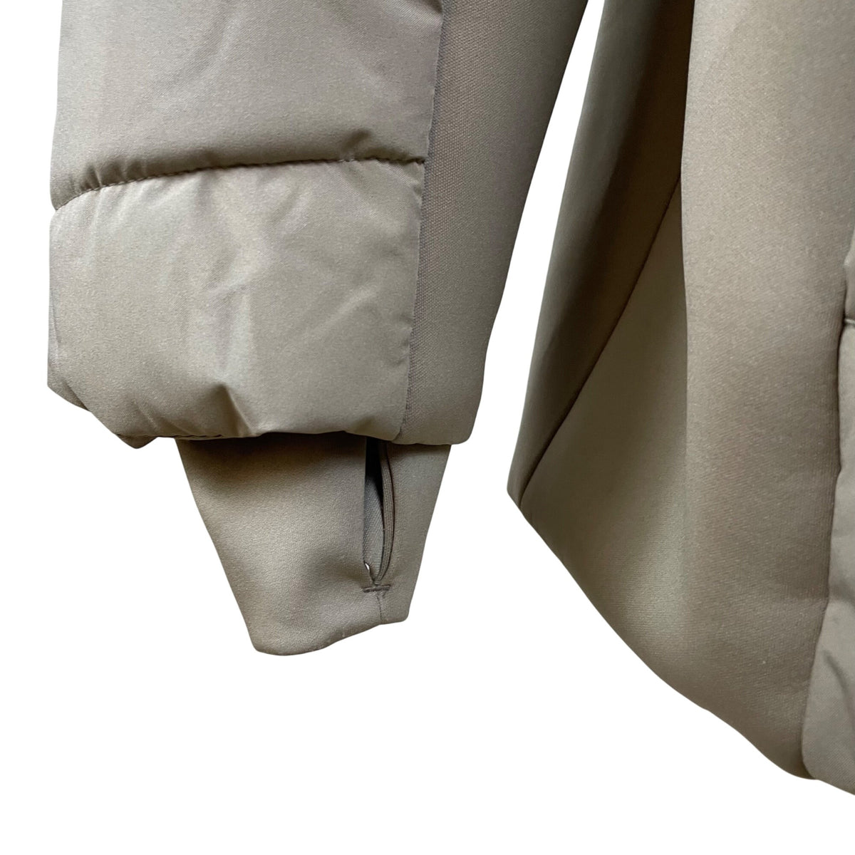 Michael Kors Women's Gray Quilted Hooded Puffer Coat With Faux Fur Trim Size 2X