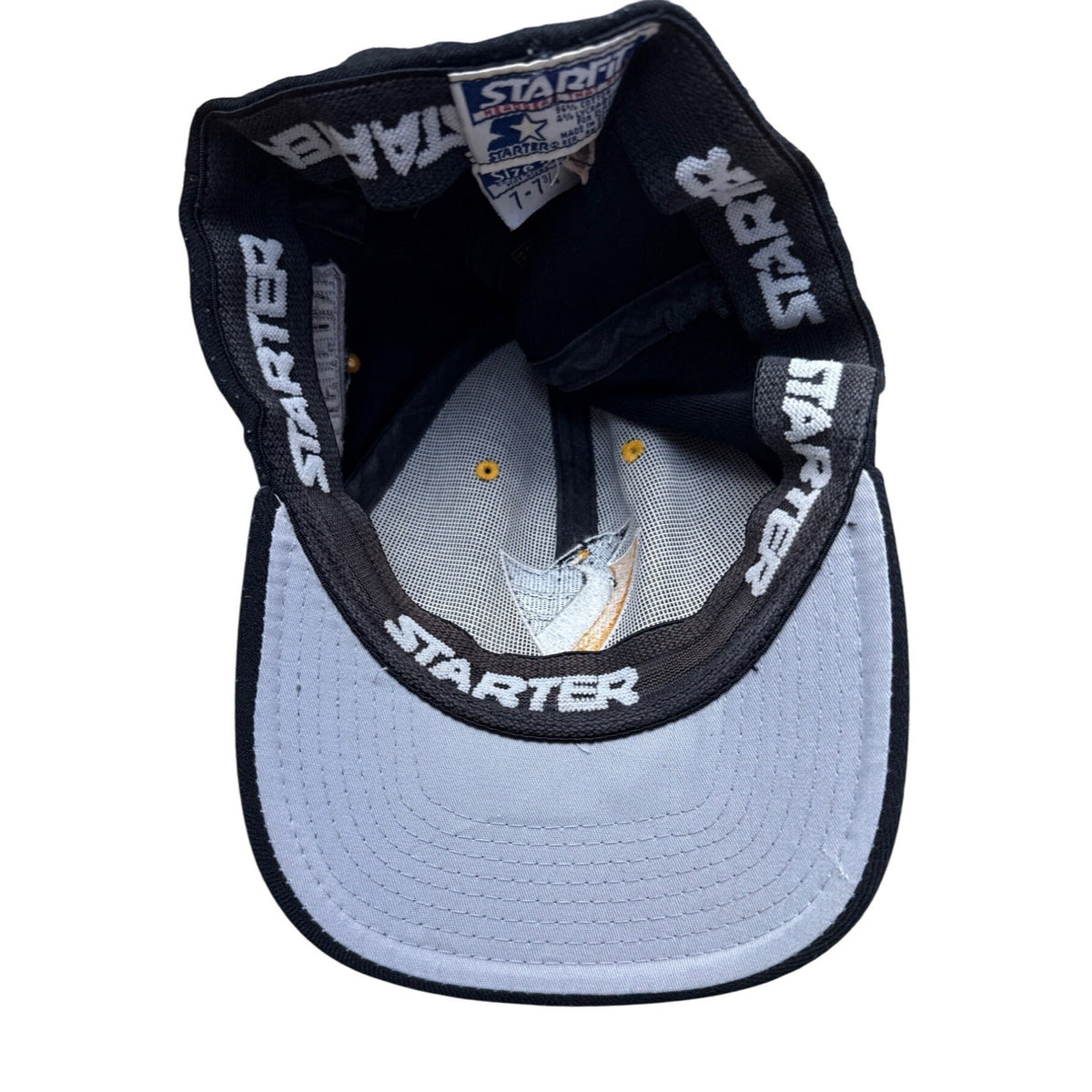 Vintage Starter Pittsburgh Penguins NHL Eastern Conference Cap 7 - 7 3/4 One Size