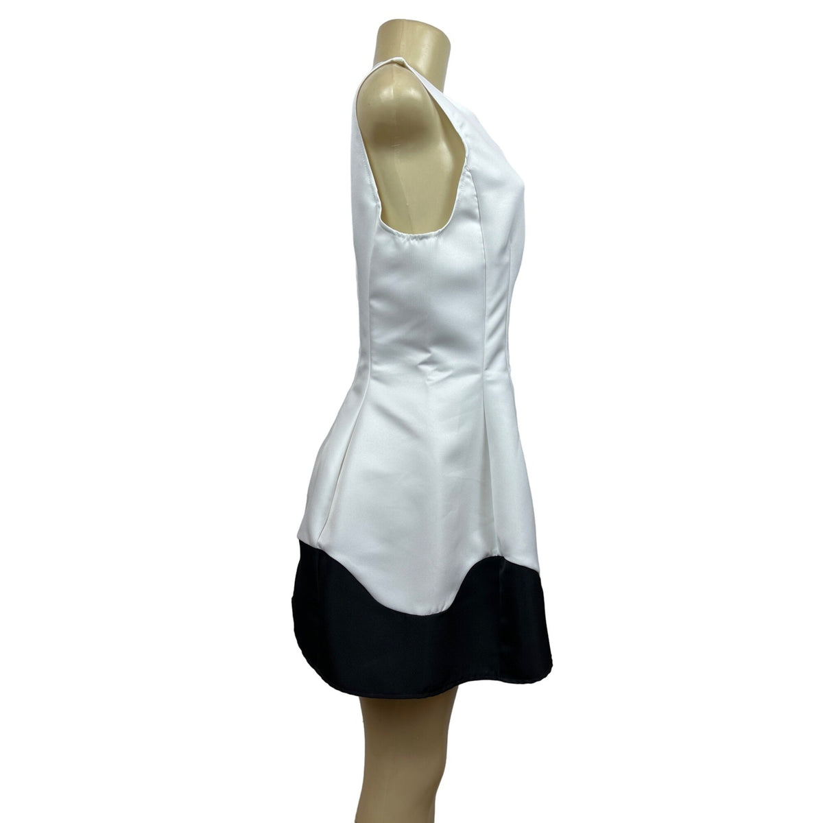 AX Women’s Black and White Knee Hiigh Dress Sz 12 New