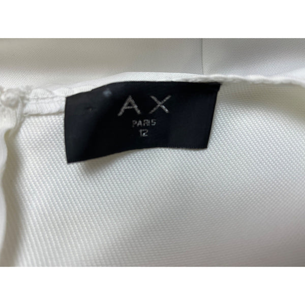 AX Women’s Black and White Knee Hiigh Dress Sz 12 New