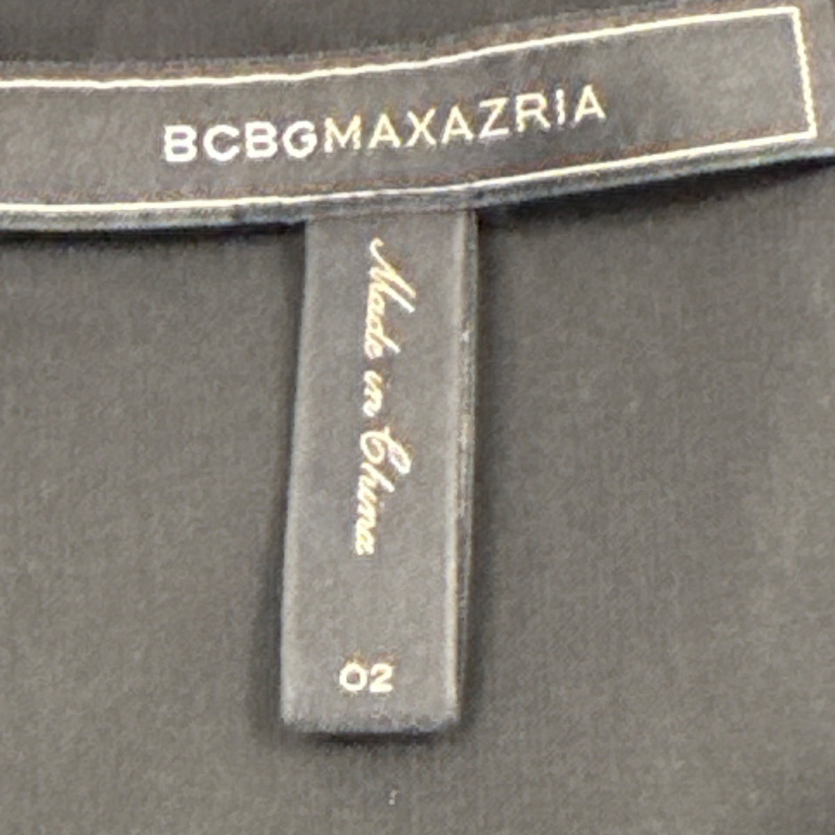 BCBG Maxazria Strapless Black & Blue Pleated Cocktail Dress With Lace Hem Sz 2