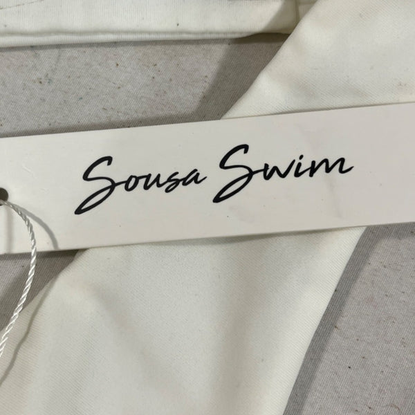 Sousa Swim Womens High Waist Bikini Bottoms Sz L- NEW