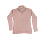Hope & Henry Pink Cable Knit Quarter-Zip Mock Neck Sweater Boy Youth Sz XL - New