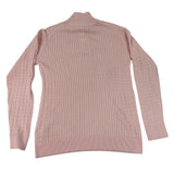 Hope & Henry Pink Cable Knit Quarter-Zip Mock Neck Sweater Boy Youth Sz XL - New