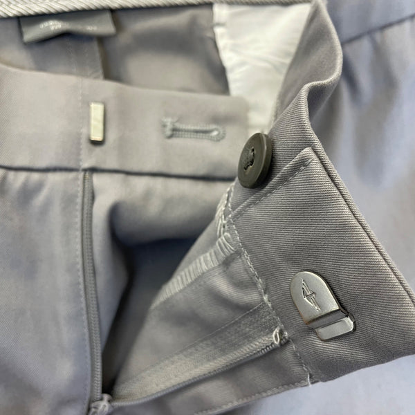 Dockers Men's Gray Cotton Blend Iron Free Straight Fit Khaki Pants Size 36x29