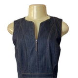 Elie Tahari Women's Navy Shift Dress Sz 4 (EUR 34)