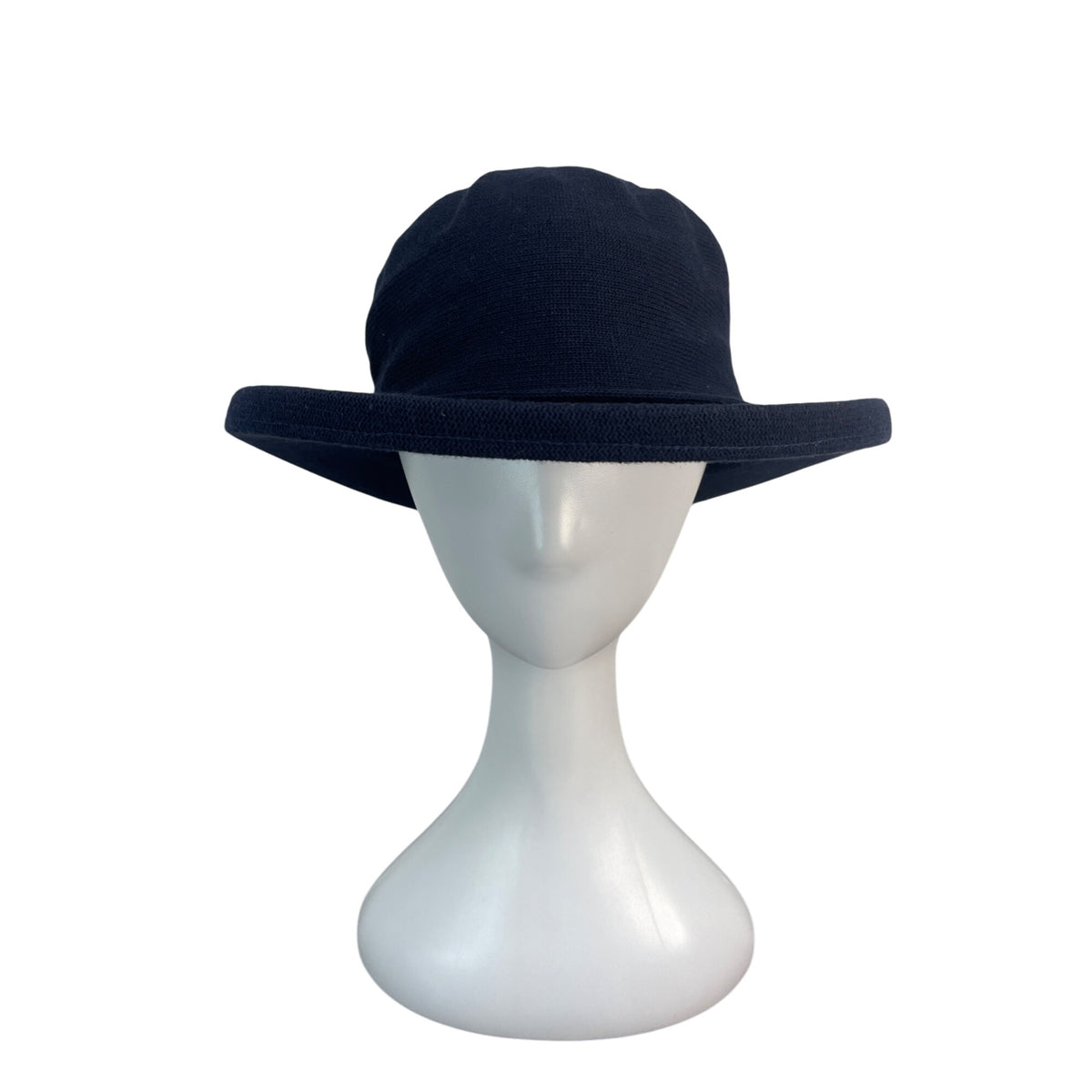 Cotton Country Navy Blue Knit Bucket Hat One Size