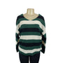 Miracle Women's Green, Beige & Black Knotted Back Pullover Sweatshirt Sz M/L
