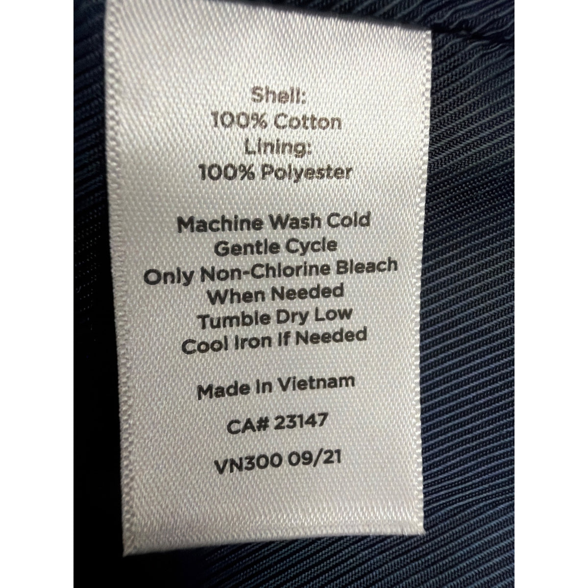 Talbots Womens Navy Plaid Polyester Button-Up Coat Petite Classic Collar Sz XL