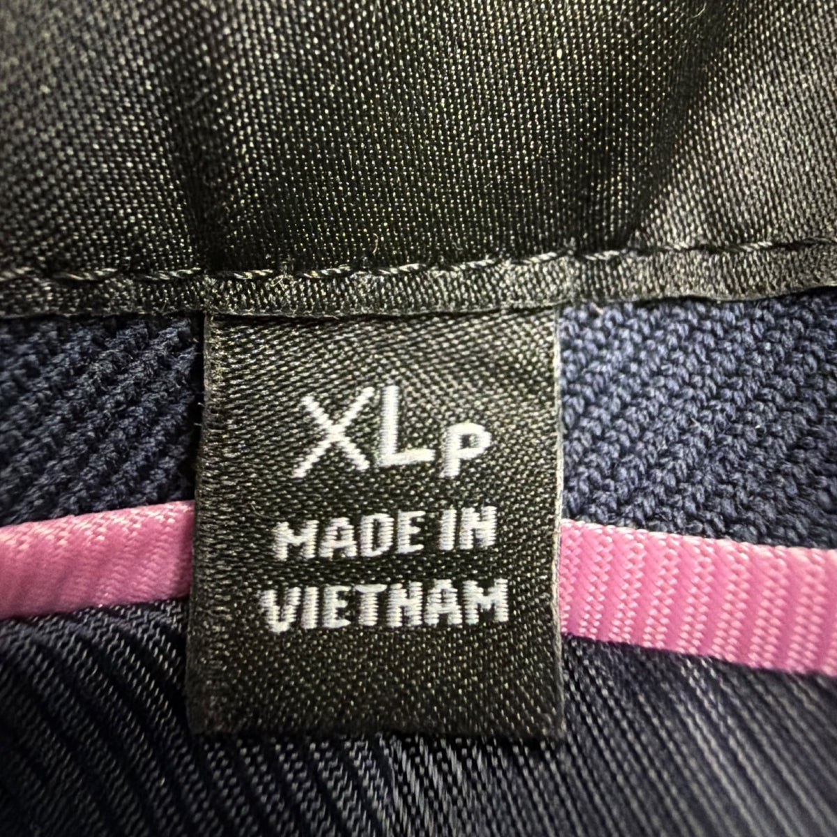 Talbots Womens Navy Plaid Polyester Button-Up Coat Petite Classic Collar Sz XL