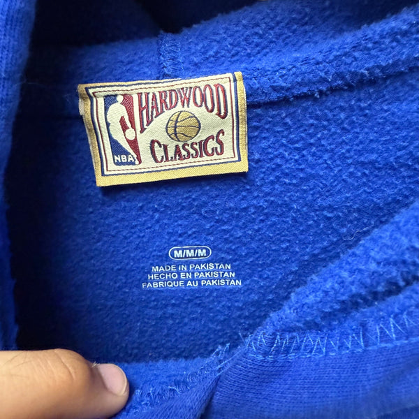 Hardwood Classics NBA Mens Blue Denver Nuggets Hoodie Size M