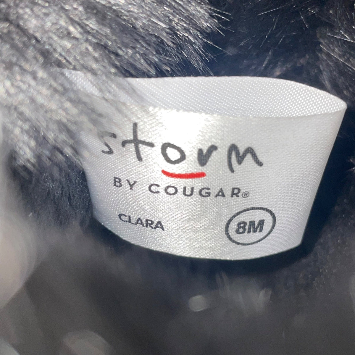 Storm By Cougar Women’s Black Camo Faux Fur Trim  Insulated Winter Boots 8M