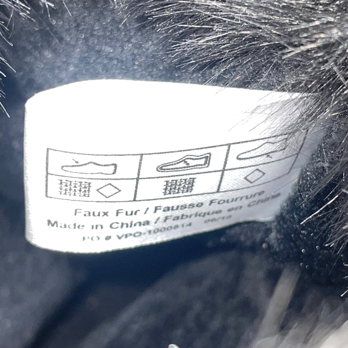 Storm By Cougar Women’s Black Camo Faux Fur Trim  Insulated Winter Boots 8M