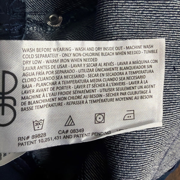 Jessica Simpson Womens Dark Denim Dress With Straps & Adjustable Waist Sz M