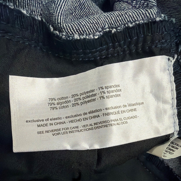 Jessica Simpson Womens Dark Denim Dress With Straps & Adjustable Waist Sz M