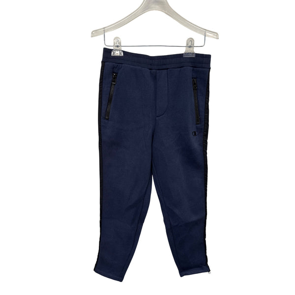 Champion Mens Navy Cotton Blend Athletic Joggers Small Size Designed By Timo Weiland