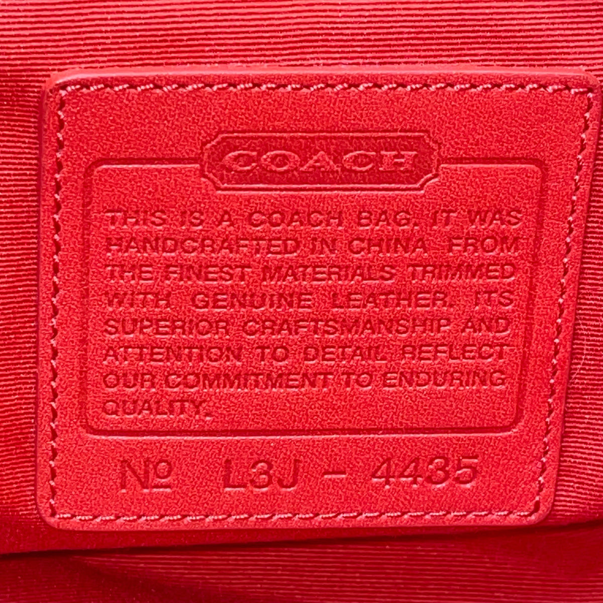 Coach Women’s Multicolor Canvas & Leather Striped With Daisy Charm Tote Bag Sz M