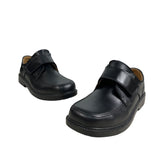 Florsheim Kids Boys Berwyn Jr. Black Leather Strap Loafers Size 5