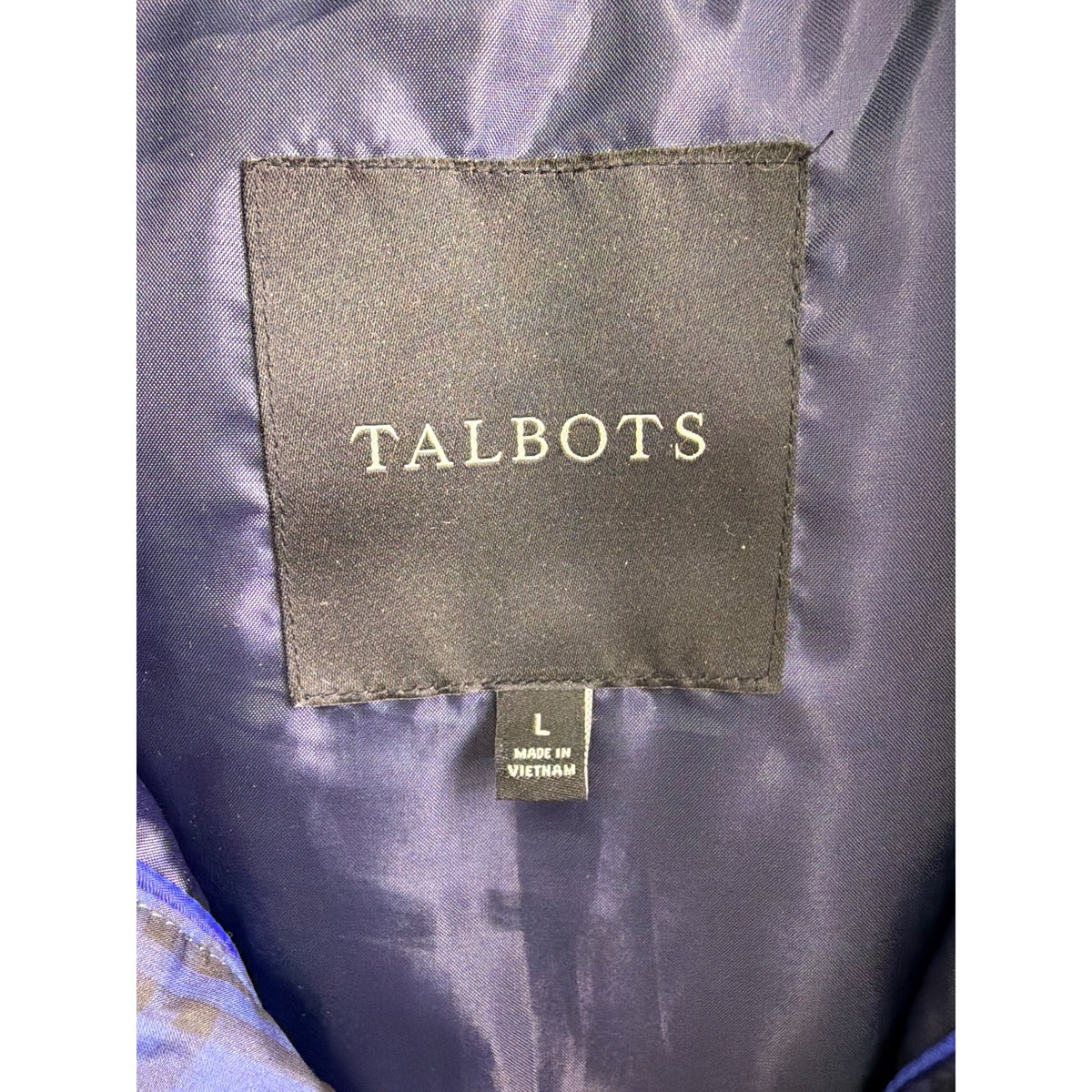 Talbots Womens Multicolor Plaid Quilted Puffer Vest With Zipper Pockets Size L Talbots Womens Multicolor Plaid Quilted Puffer Vest With Zipper Pockets Size L