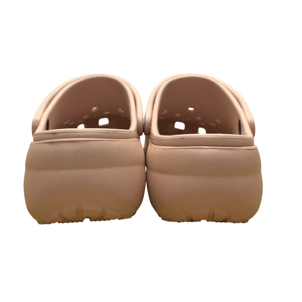 Crocs Women’s Light Pink EVA Slip-On Iconic Comfort Platform Clogs Size W9