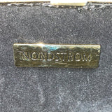 Nordstrom Women’s Off White Clutch Bag With Gold Frame Handle & Chain Strap