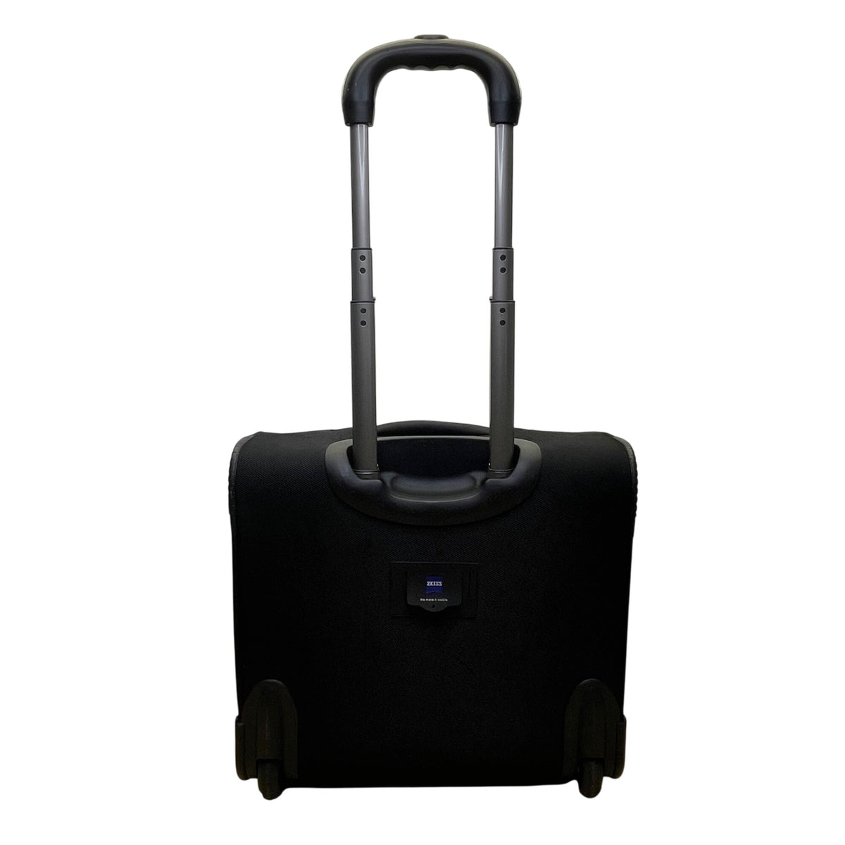 Zeiss Black Fabric With Telescoping Handle Rolling Travel Carry-On Luggage