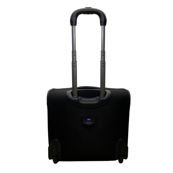 Zeiss Black Fabric With Telescoping Handle Rolling Travel Carry-On Luggage