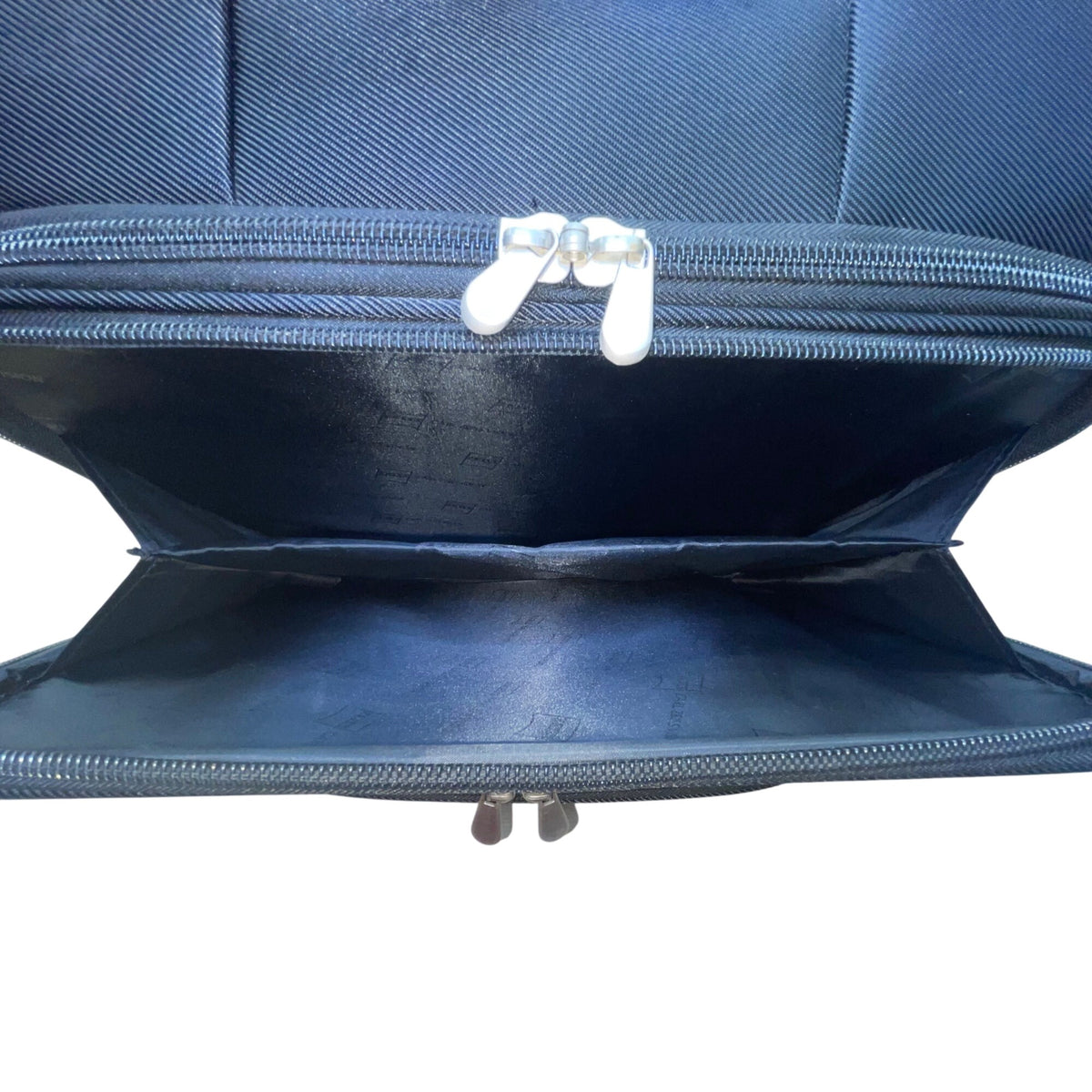 Zeiss Black Fabric With Telescoping Handle Rolling Travel Carry-On Luggage