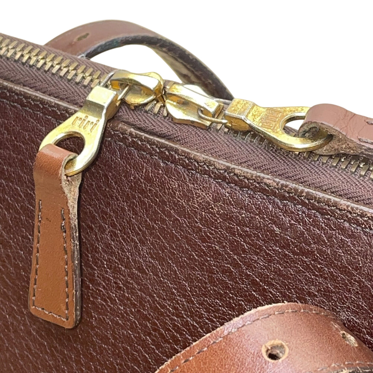 Dooney & Bourke Women’s Brown All-Weather Leather Gold Hardware Shoulder Tote