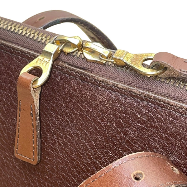 Dooney & Bourke Women’s Brown All-Weather Leather Gold Hardware Shoulder Tote