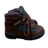 Timberland Toddler Brown & Green Nubuck Leather Lf Field Boots Size 8
