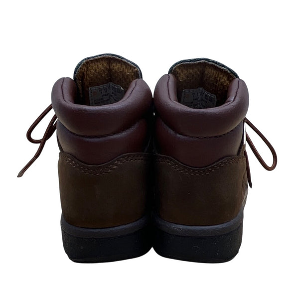 Timberland Toddler Brown & Green Nubuck Leather Lf Field Boots Size 8