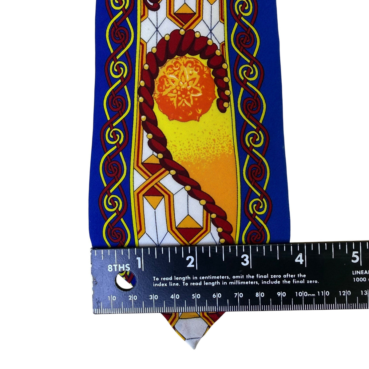 Ruch Limbaugh No Boundaries Collections Blue Silk Abstract Tie Vibrant Pattern